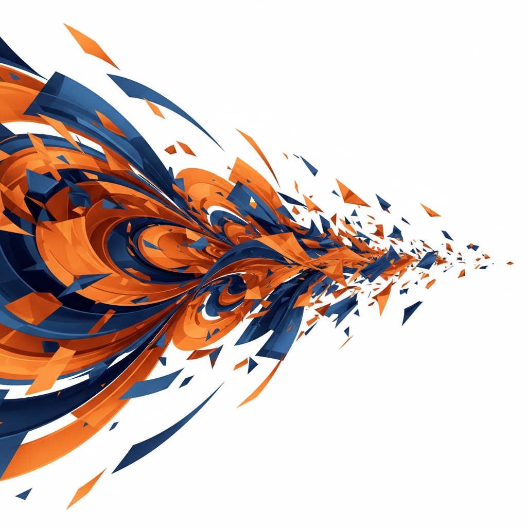 Abstrakti Loopyn hero-kuvitus