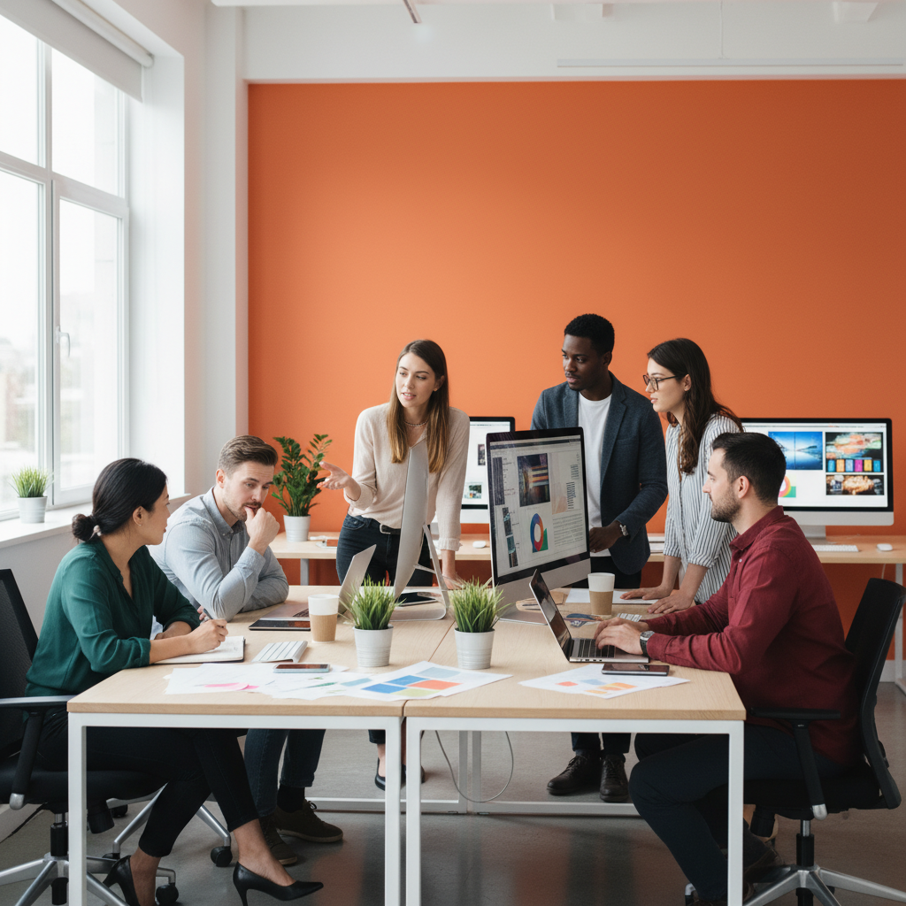 Loopyn hymyilevä tiimi